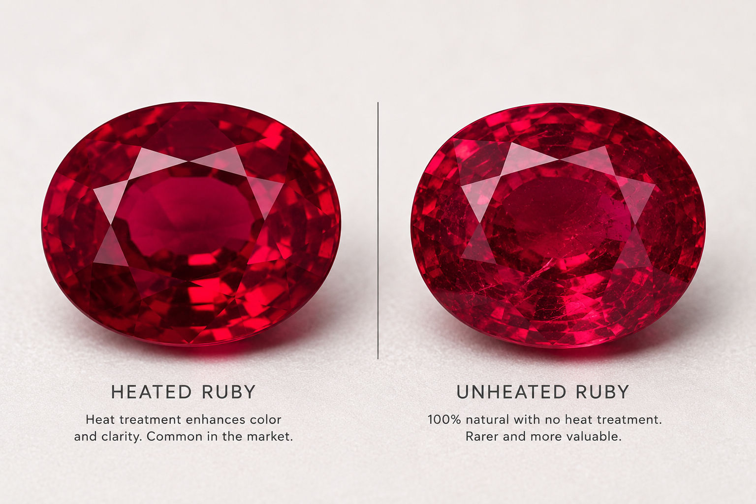 Heated vs Unheated Rubies: What’s the Difference?
