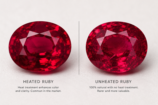 Heated vs Unheated Rubies: What’s the Difference?