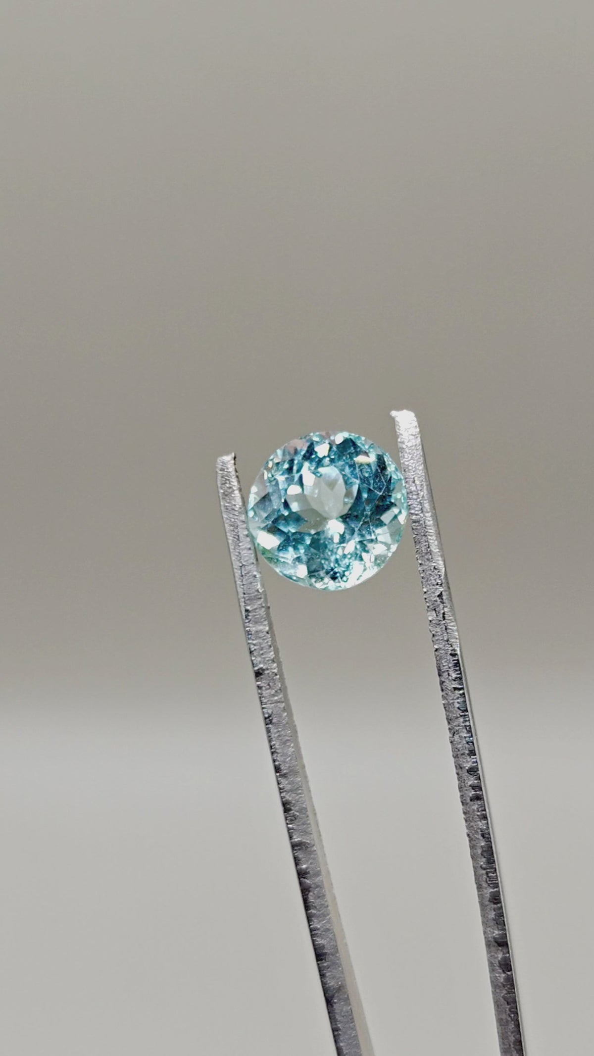 Aguamarina natural 3,14 ct Redonda