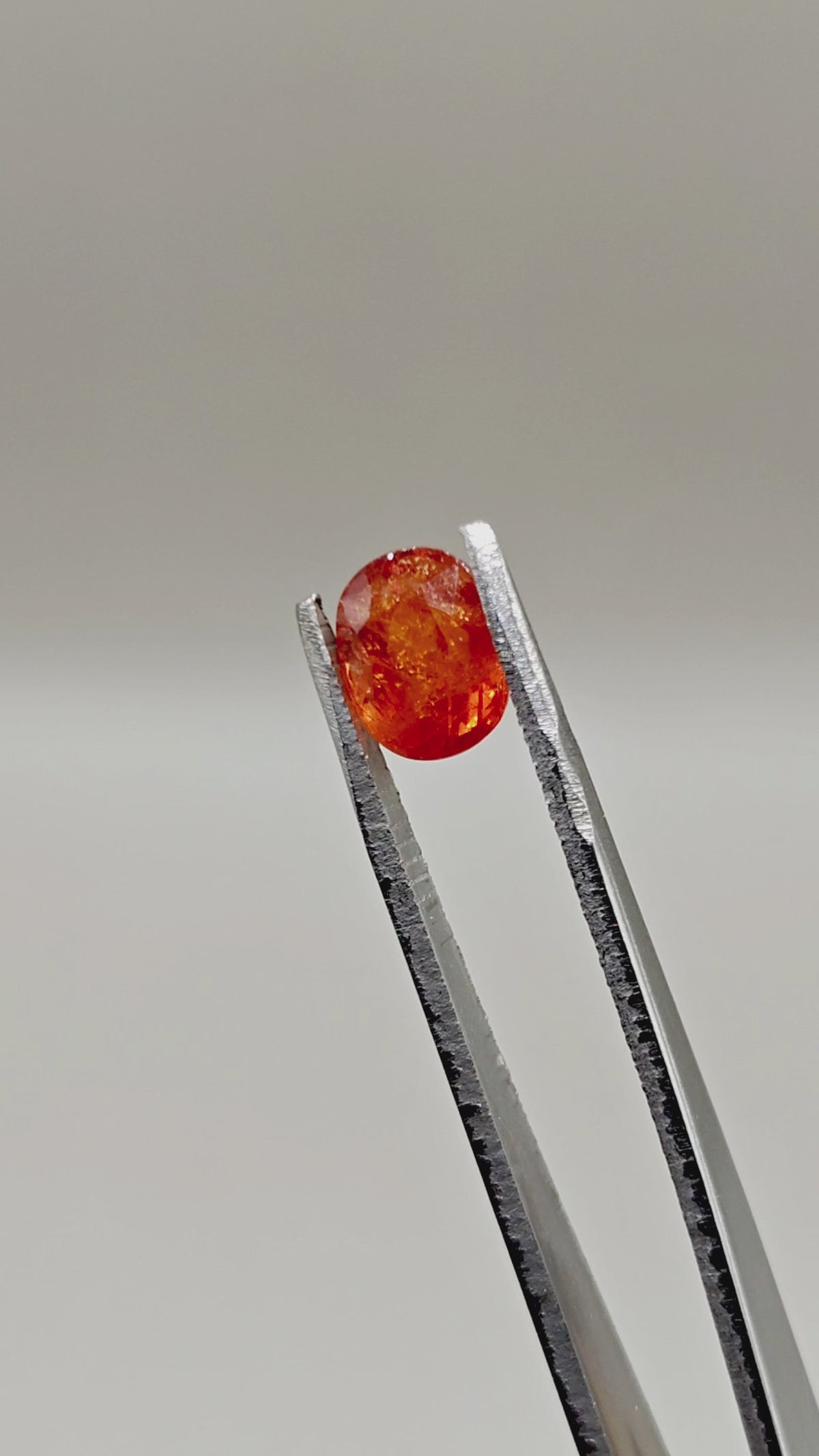 Spessartina naturale 3,49 ct Cuscino