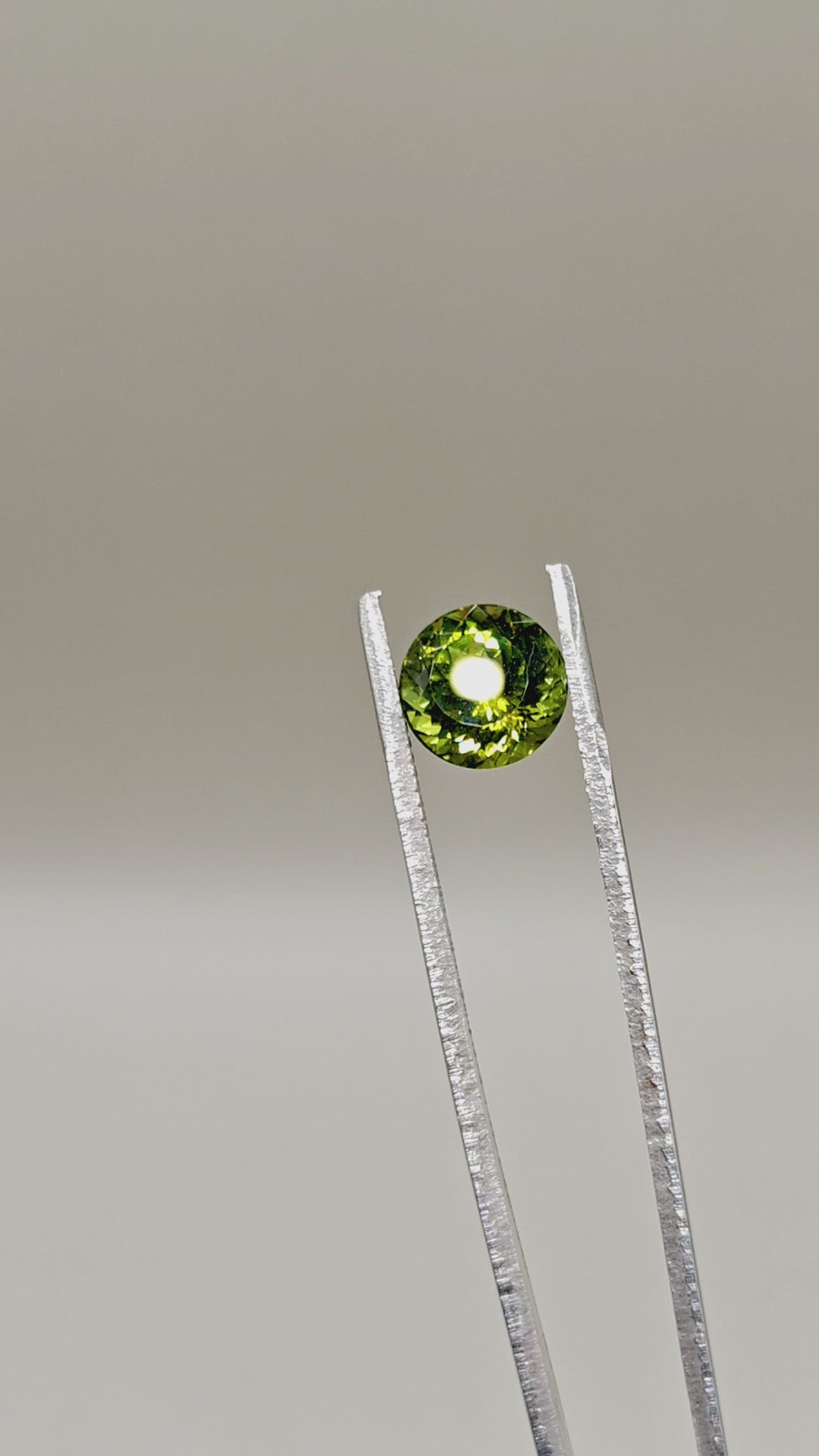 Natural Lemon Color Tourmaline 2.97 ct Round