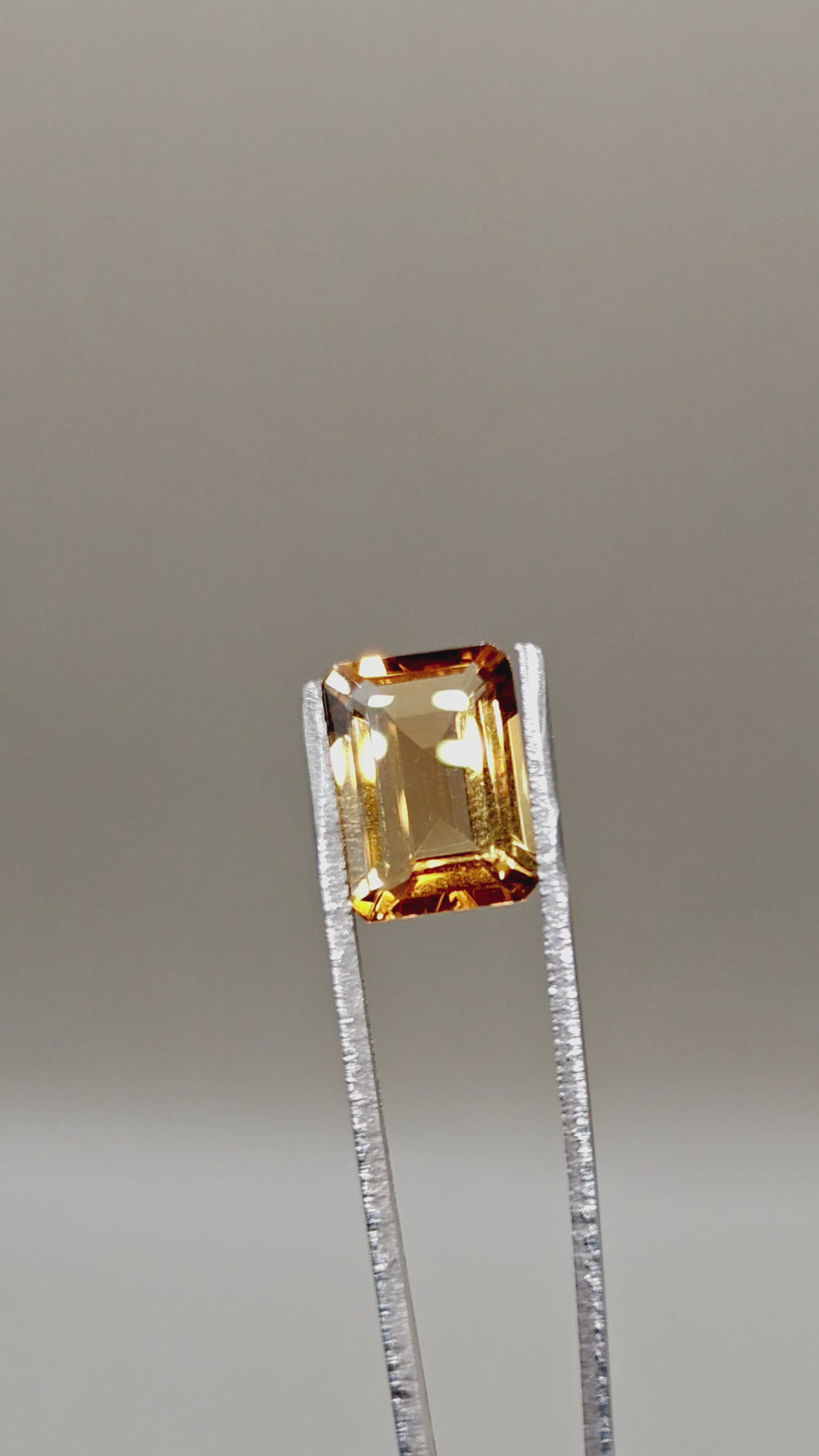 Citrine naturelle — 5,88 ct — Octogonale