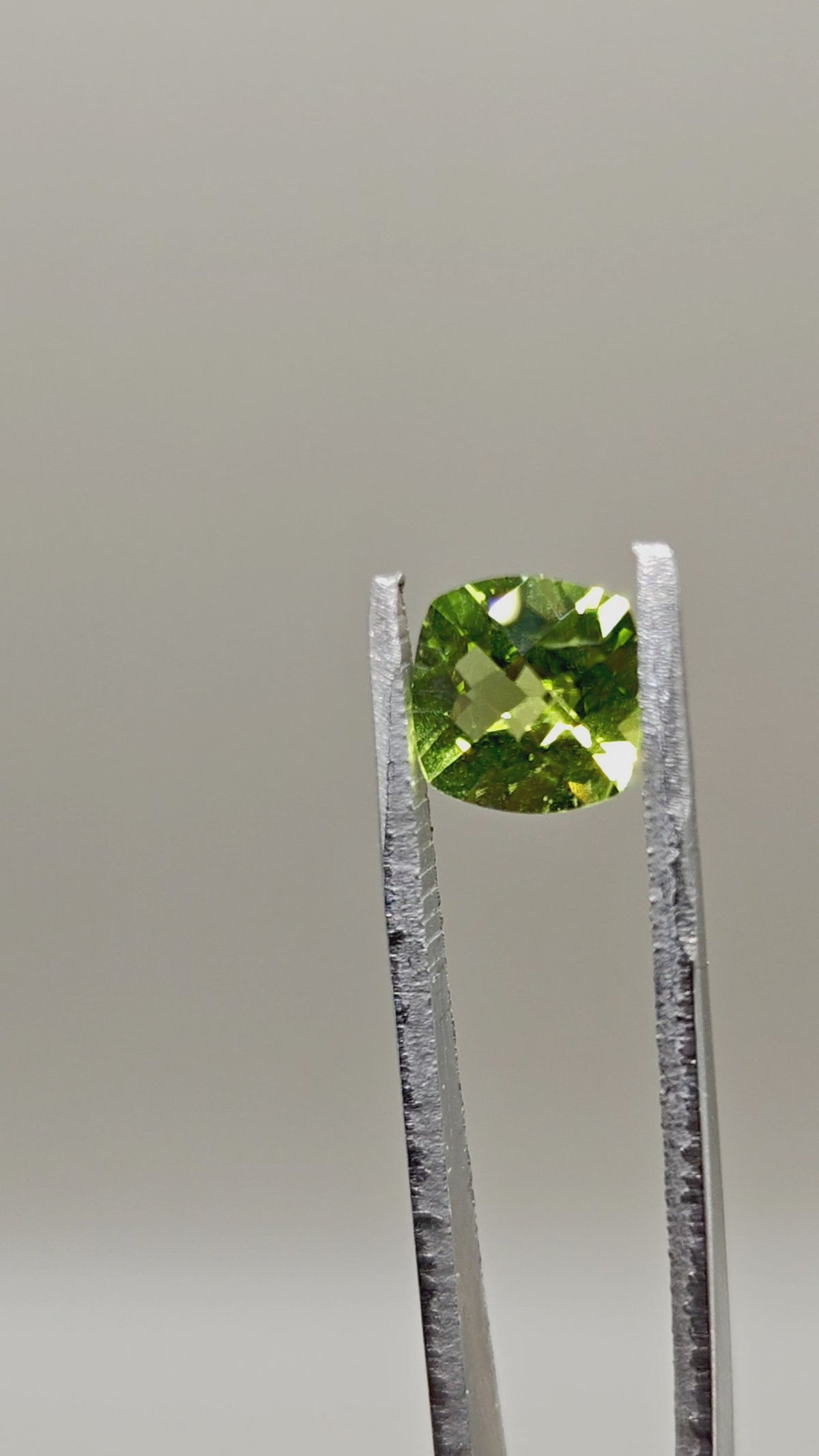 Natural Peridot 2.17 ct Cushion