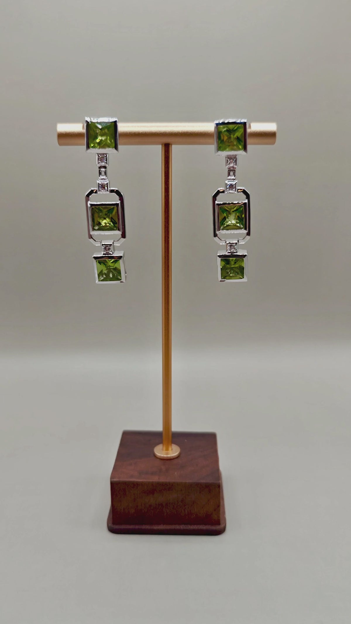 Virelle Pendientes de peridoto