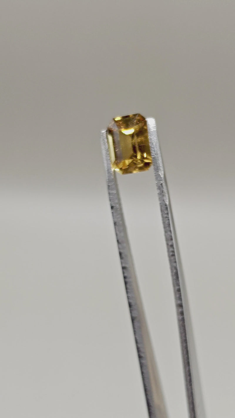 Natural Canary Yellow Chrysoberyl — 2.96 ct — Octagonal
