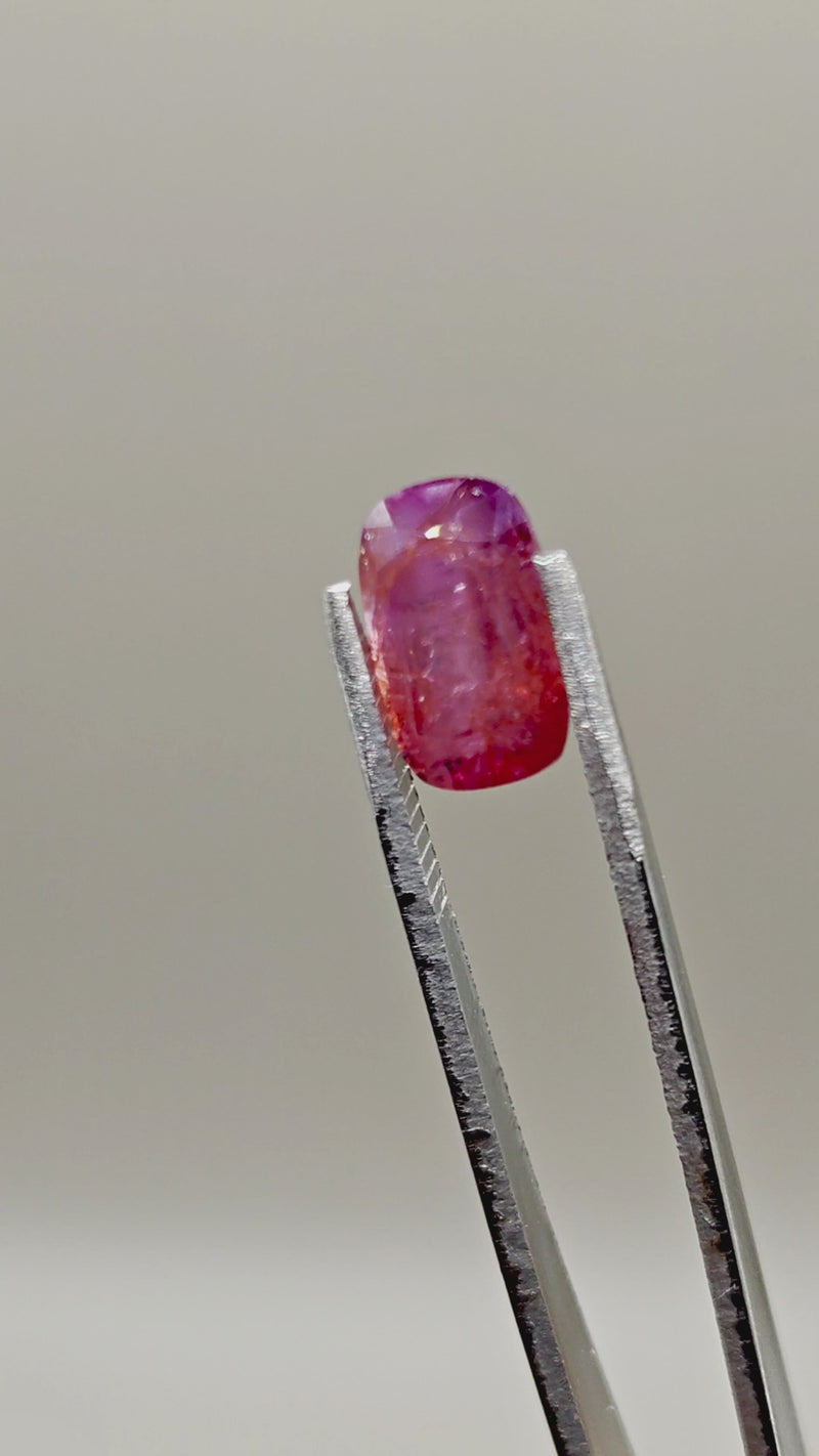 Natural Unheated Sapphire — 4.94 ct — Cushion