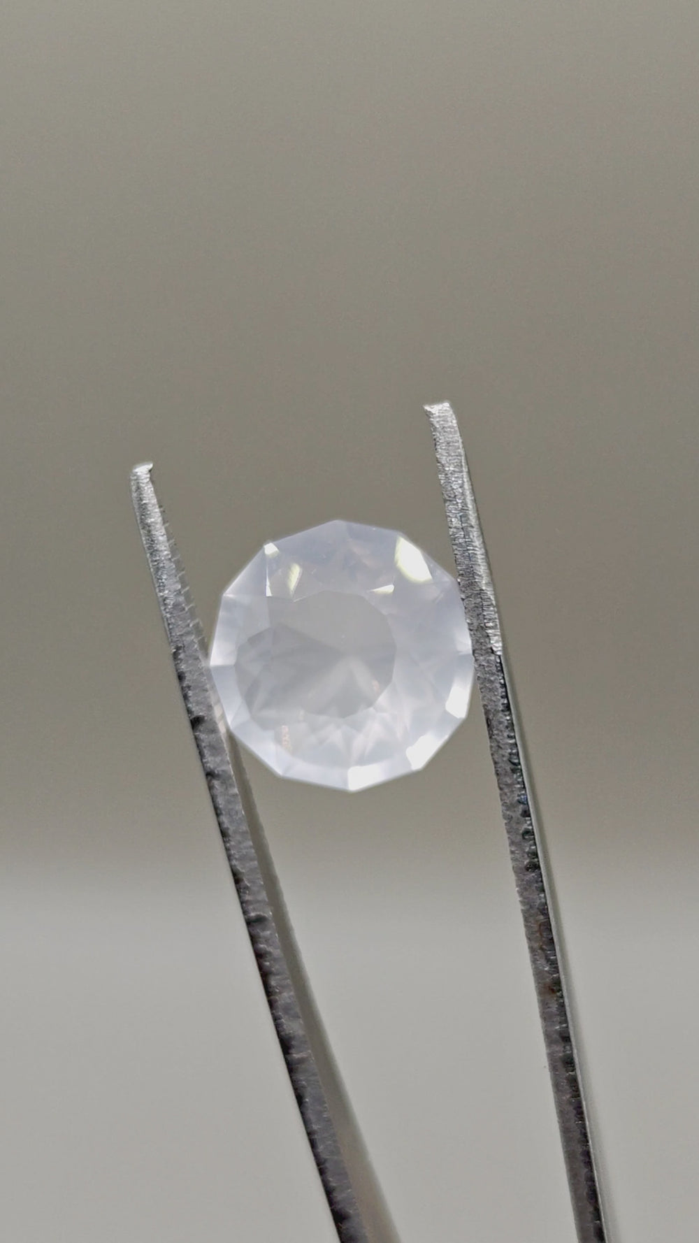 Natural Milky Quartz 6.54 ct Fancy Round – video