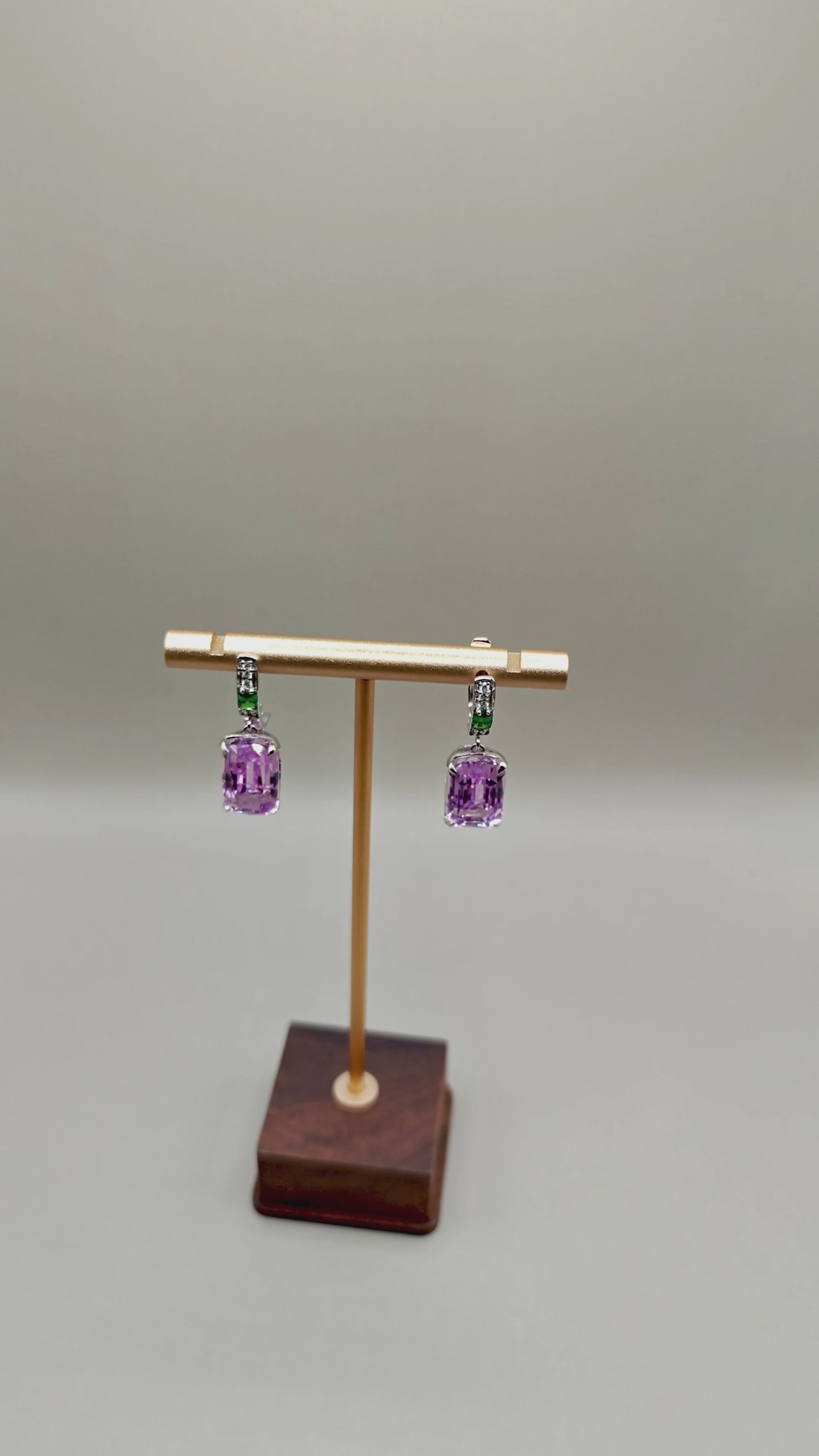 Elyra Kunzite Earrings – video 6