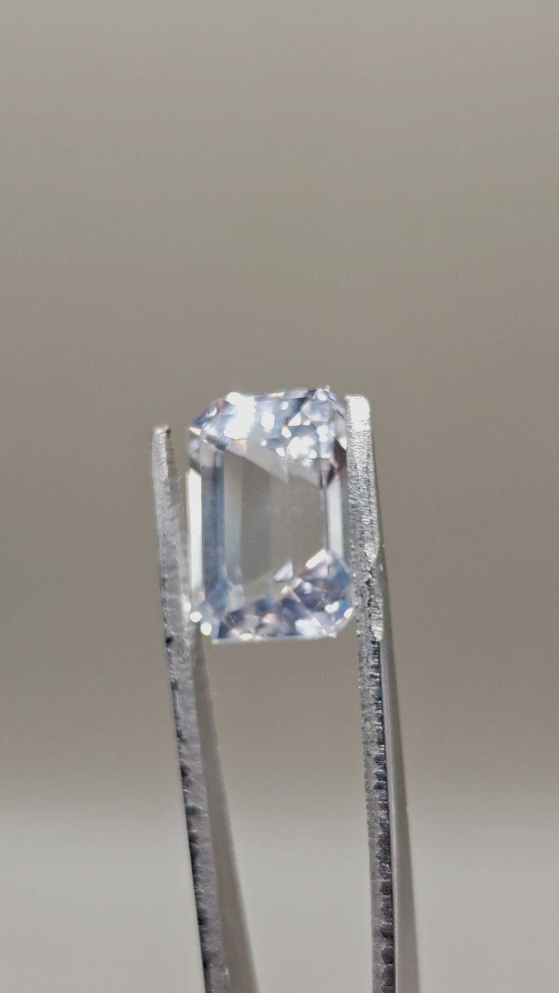 Natural Goshenite 9.26 ct Octagonal – video