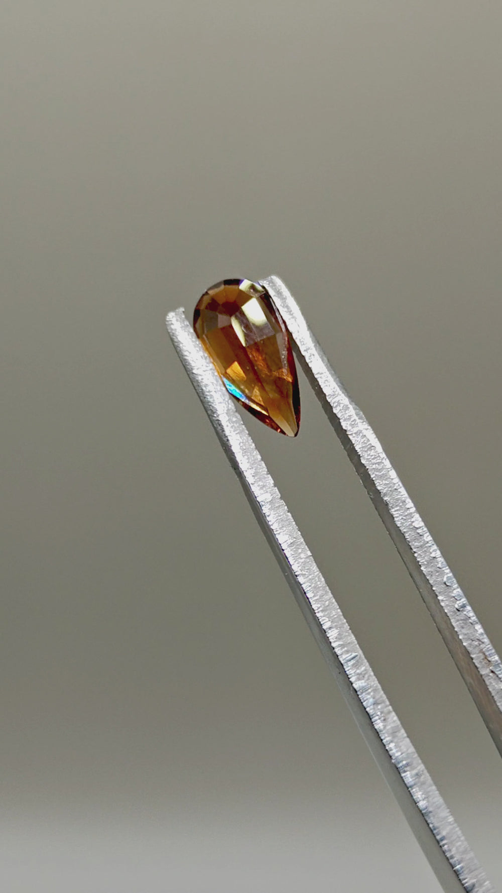 Natural Citrine 1.10 ct Pear – video 2