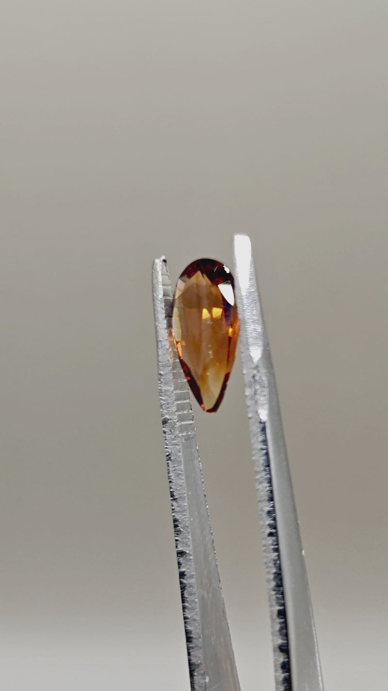 Citrine naturelle — 1,65 ct — Poire