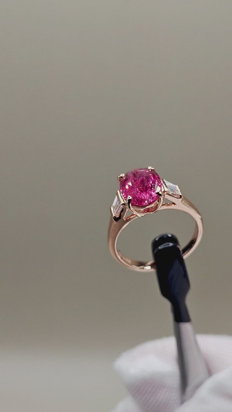 Seraphine — Red Spinel Ring