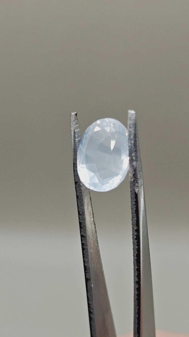 Cuarzo lechoso natural — 5,95 ct — Oval