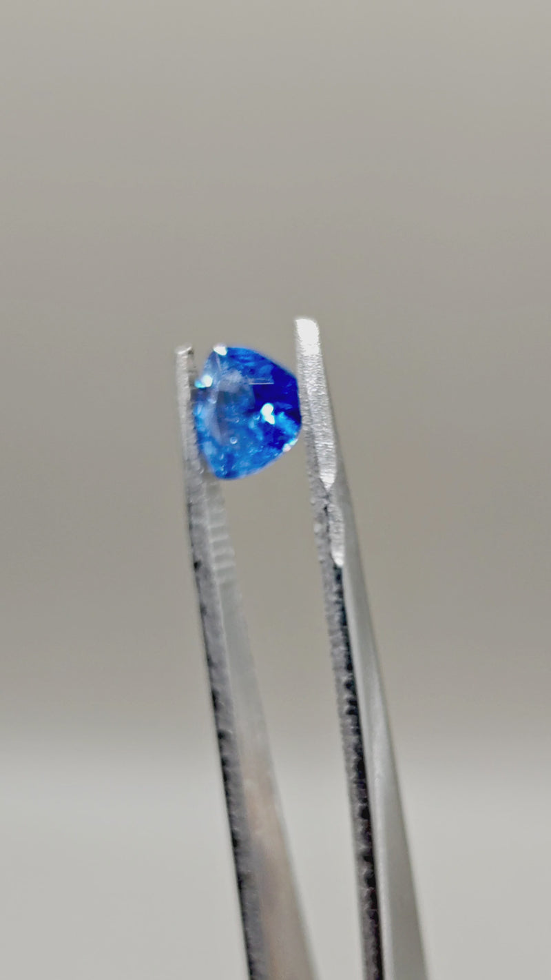 Natural Ceylon Cornflower Blue Sapphire — 1.81 ct — Triangular