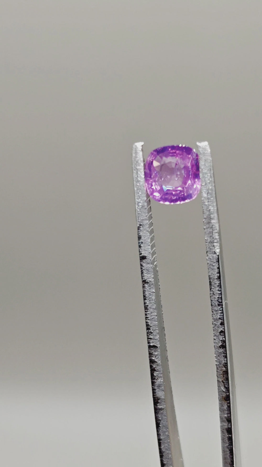 Natural Unheated Padparadscha Sapphire 1.00 ct Cushion – video