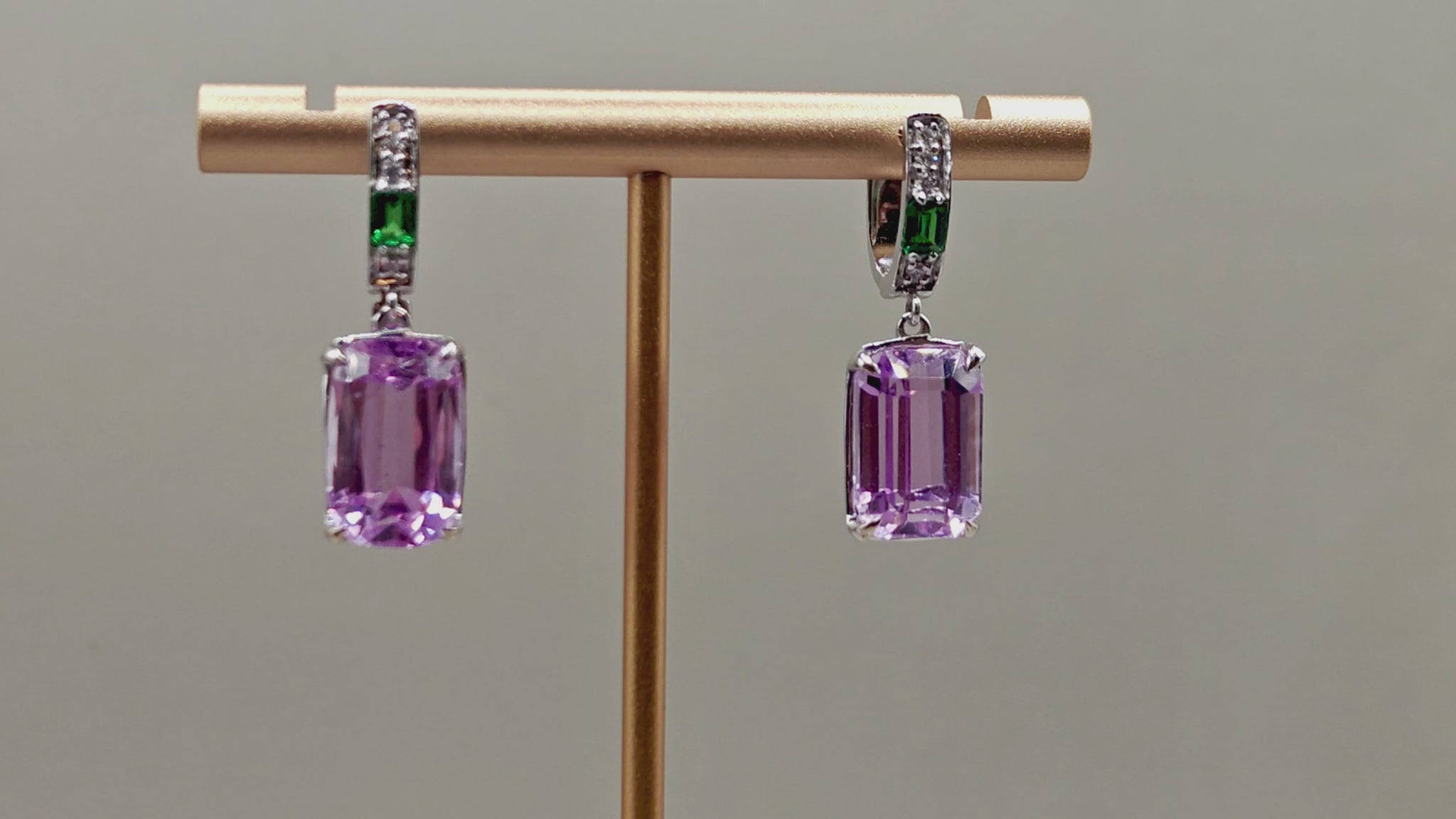 Elyra Kunzite Earrings – video 5