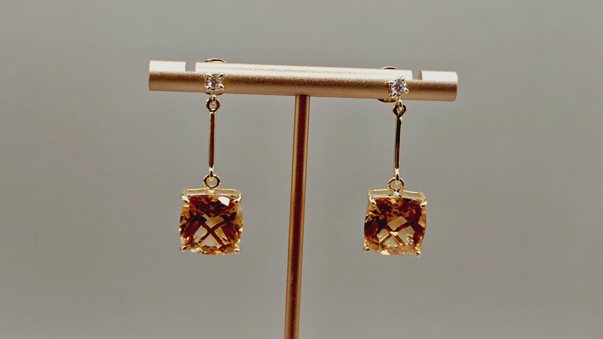 Aurelia Citrine Earrings – video 2