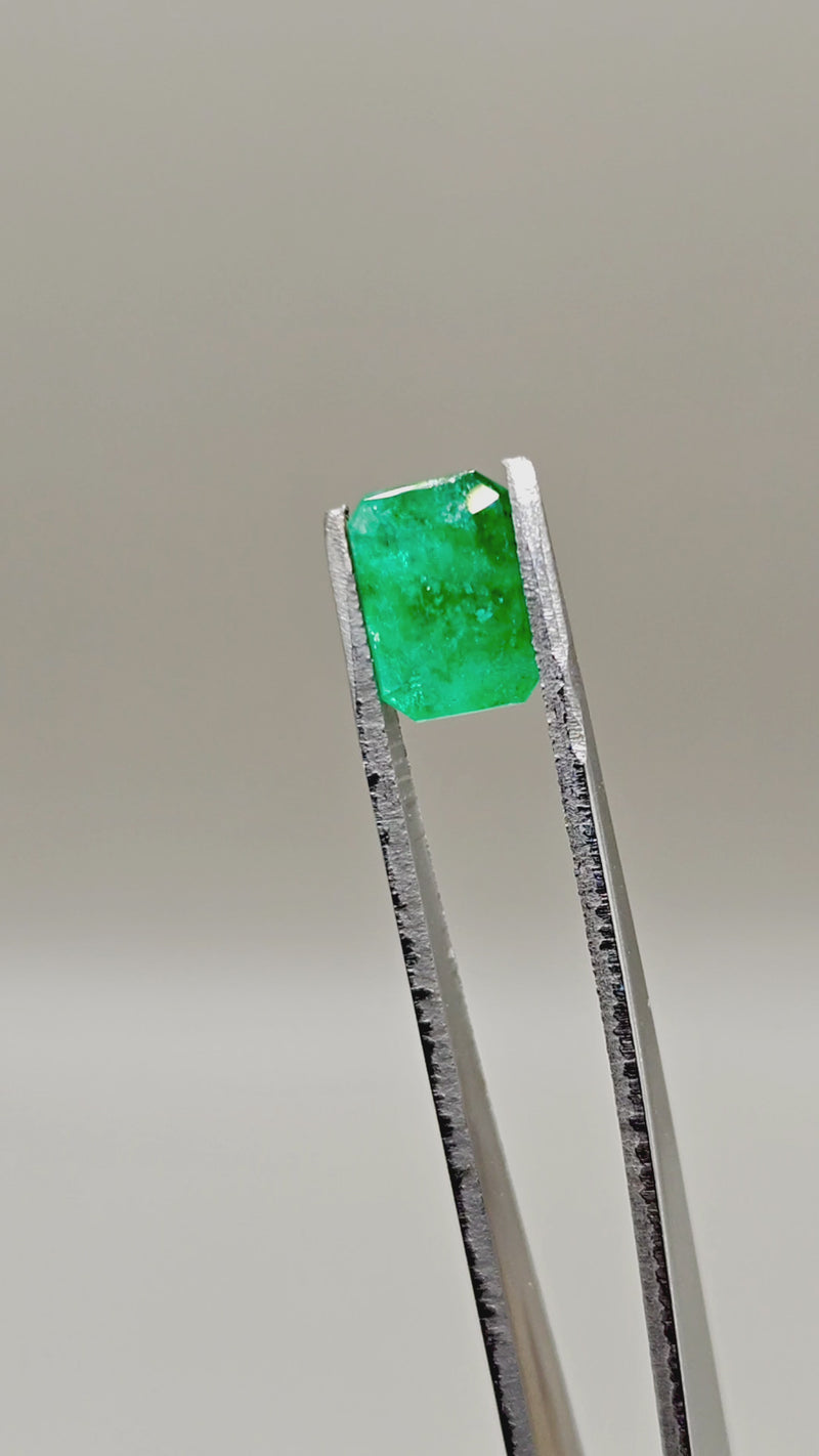 Natural Emerald — 3.74 ct — Octagonal
