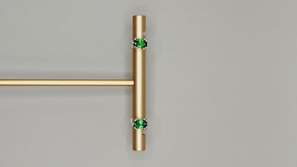 Tavira Tsavorite Stud Earrings – video 4
