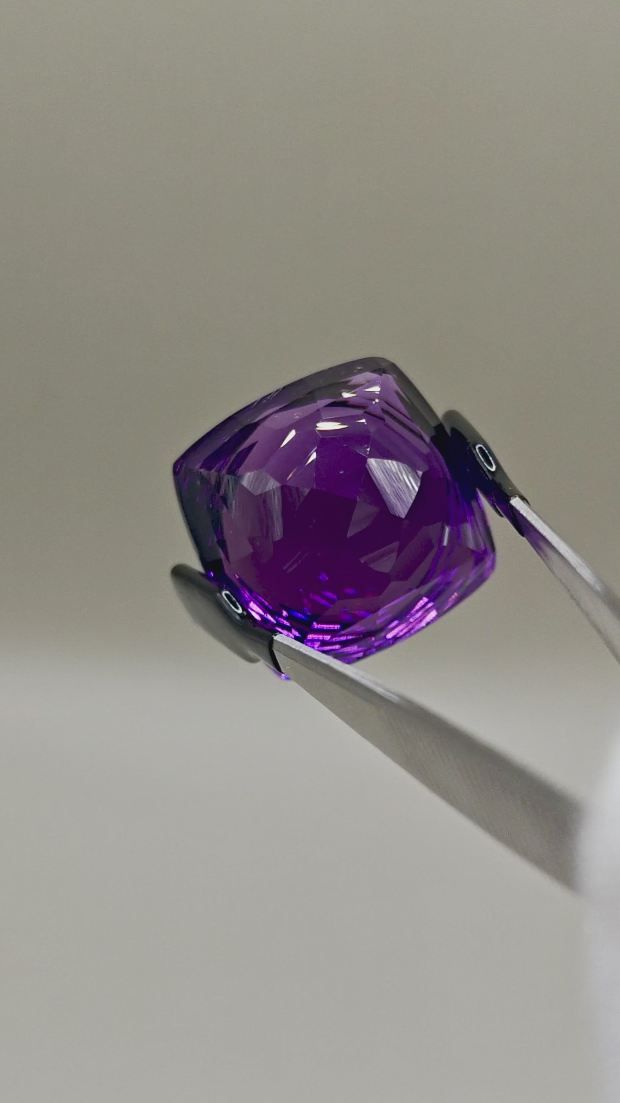 Natural Amethyst 51.06 ct Cushion – video 2