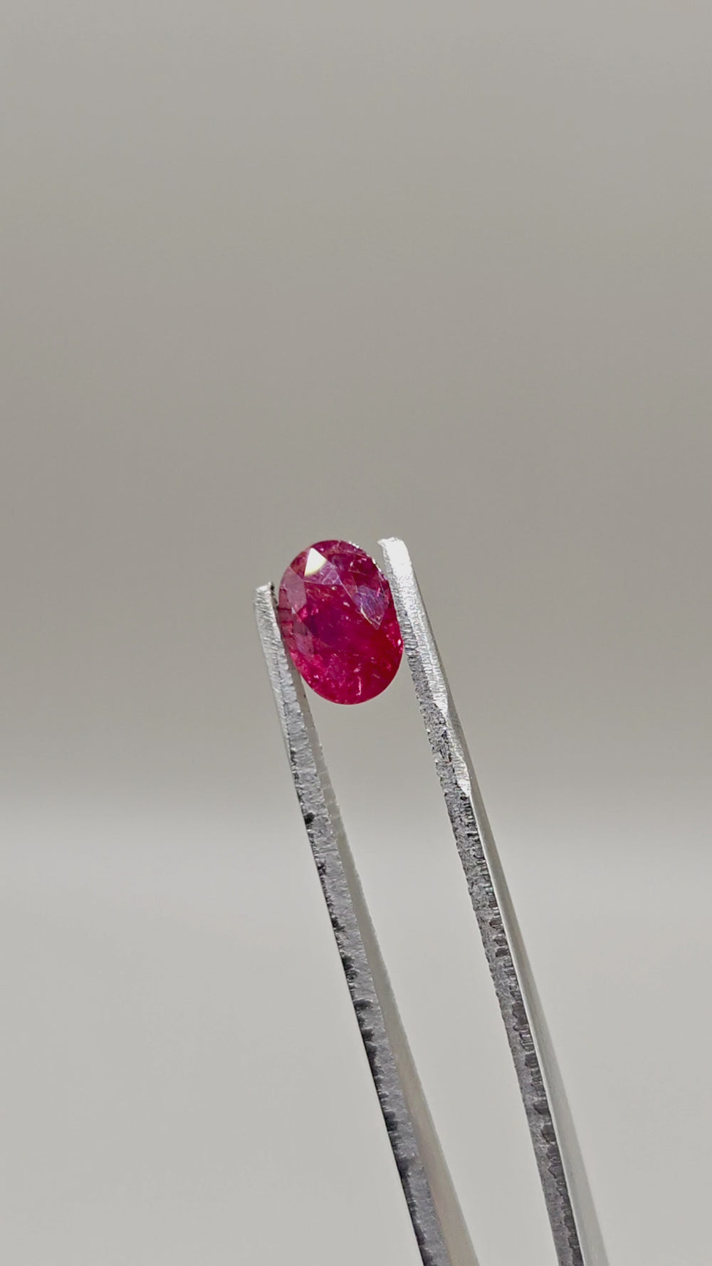 Natural Unheated Ruby 1.71 ct Oval – video