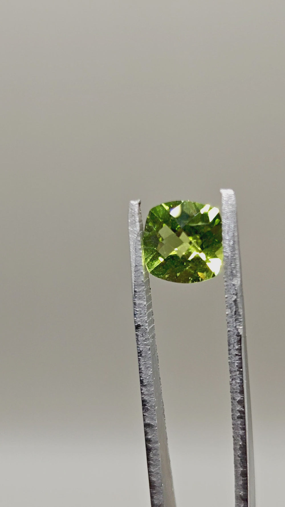 Natural Peridot 2.17 ct Cushion – video