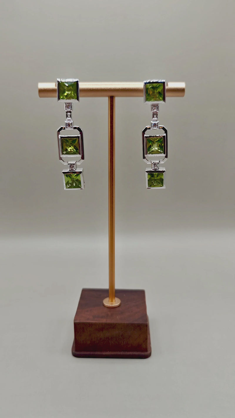Virelle — Peridot Earrings