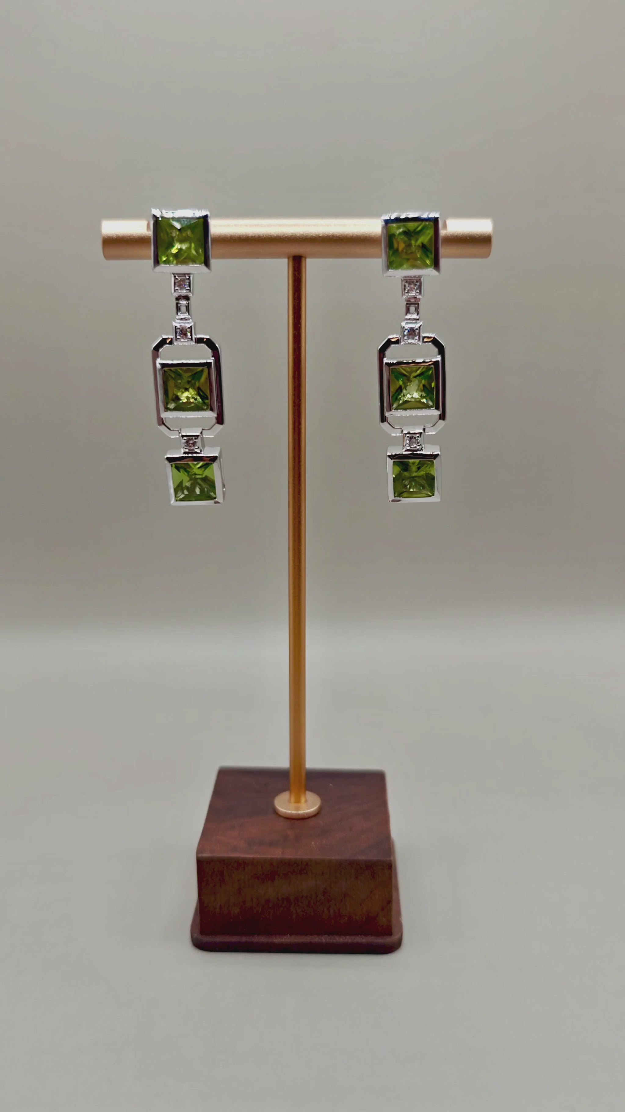 Virelle Peridot Earrings – video