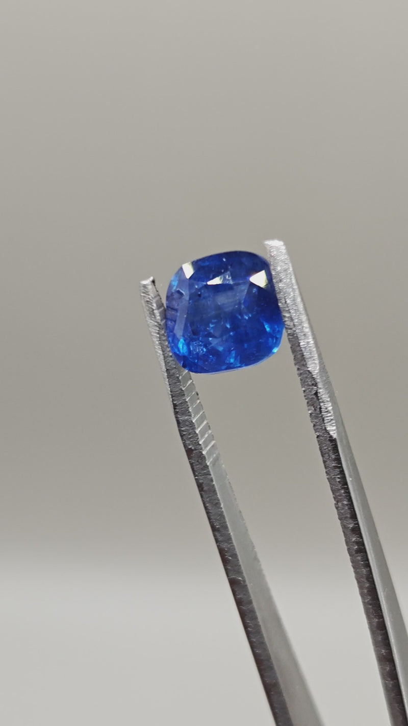 Natural Ceylon Sapphire — 3.68 ct — Cushion