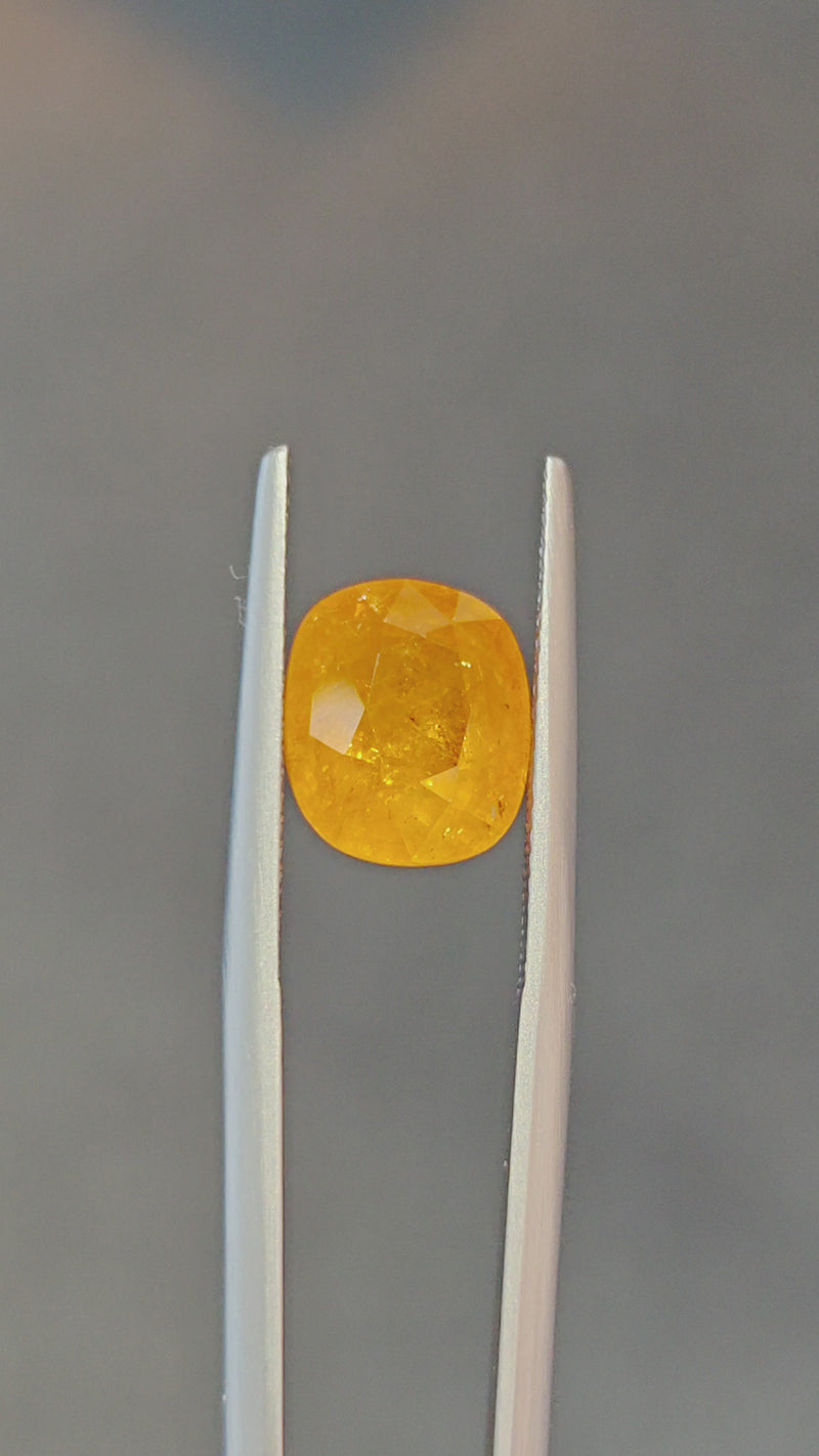 Natural Fanta Garnet (Spessartite) — 6.44 ct — Cushion