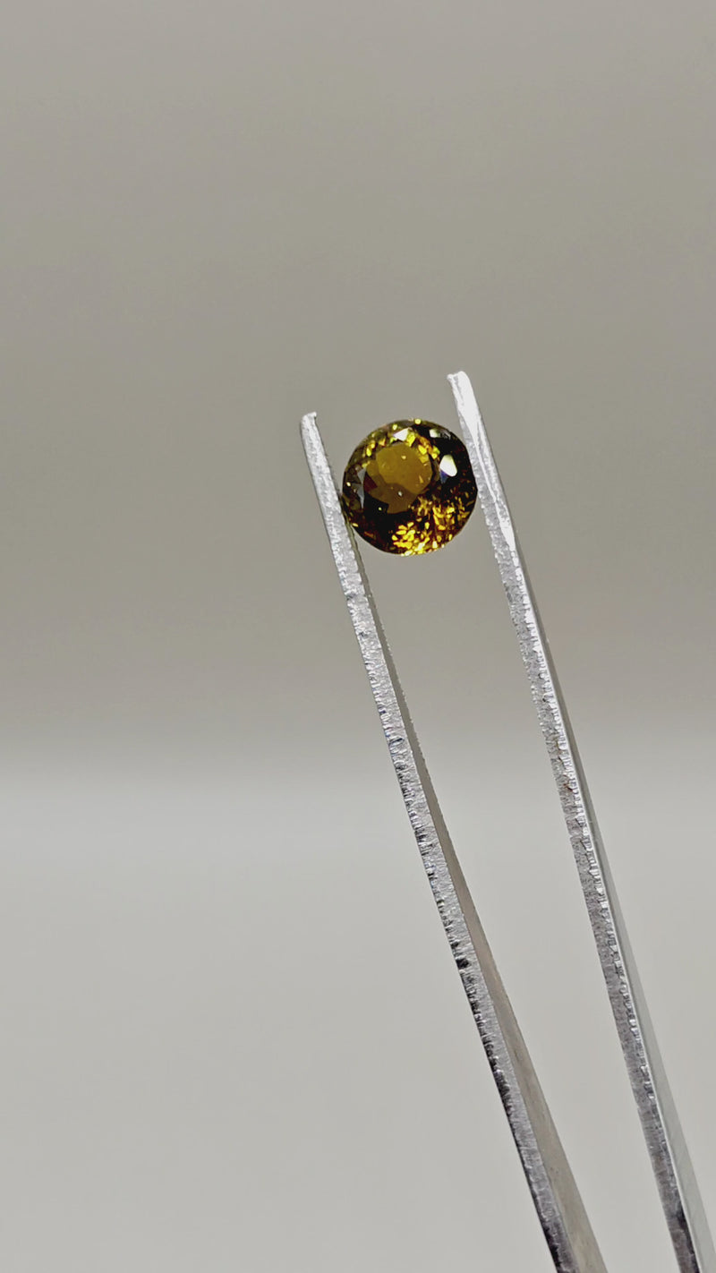 Natürlicher Turmalin — 3,17 ct — Rund