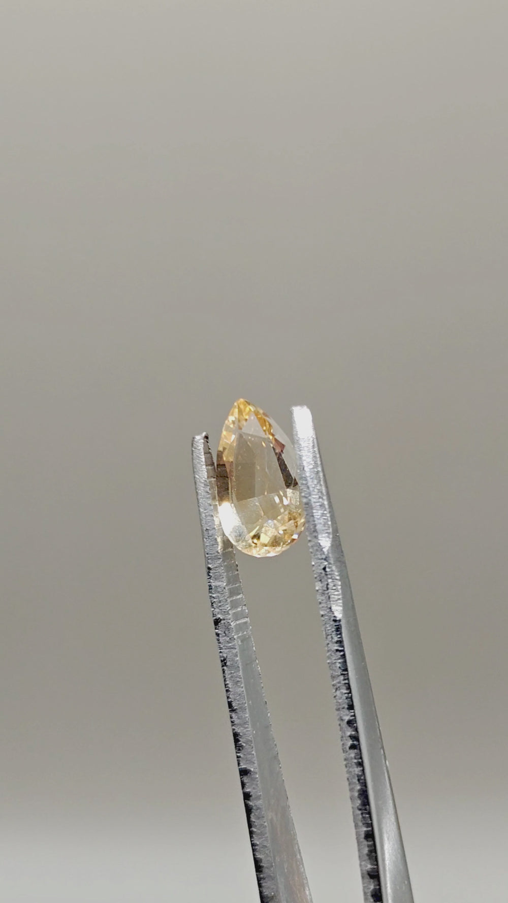 Natural Citrine 1.94 ct Pear – video