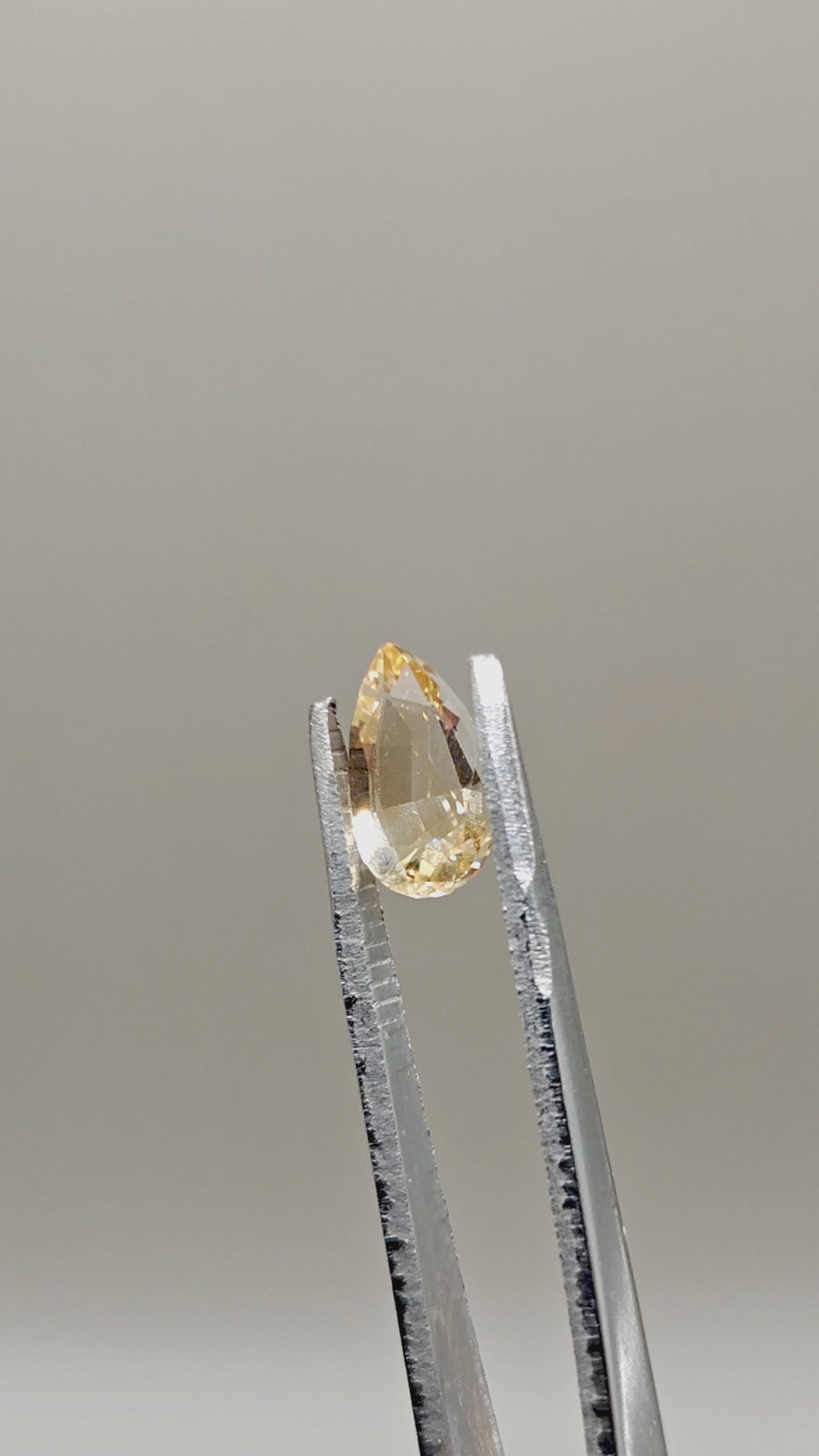 Natural Citrine 1.94 ct Pear – video
