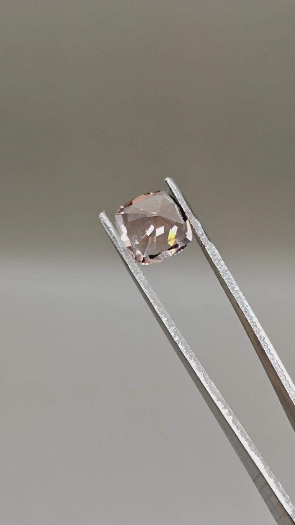 Natural Lotus Color Morganite 5.61 ct Cushion – video 2