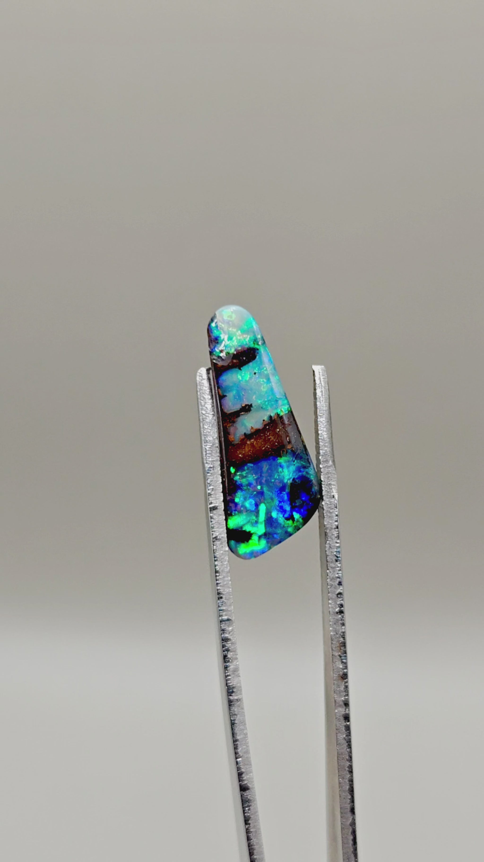 Natural Boulder Opal 7.19 ct Freeform – video