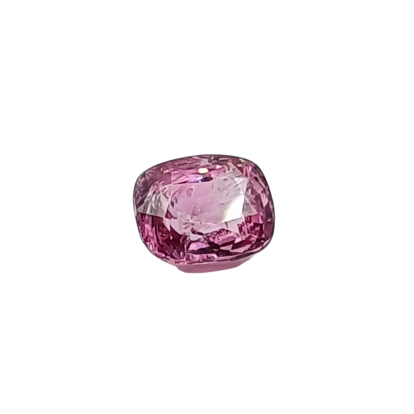 天然Lotus Color（莲花色）尖晶石 — 0.98 ct — 枕形