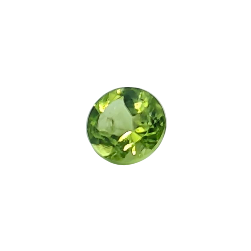 Peridoto natural — 1,03 ct — Redonda