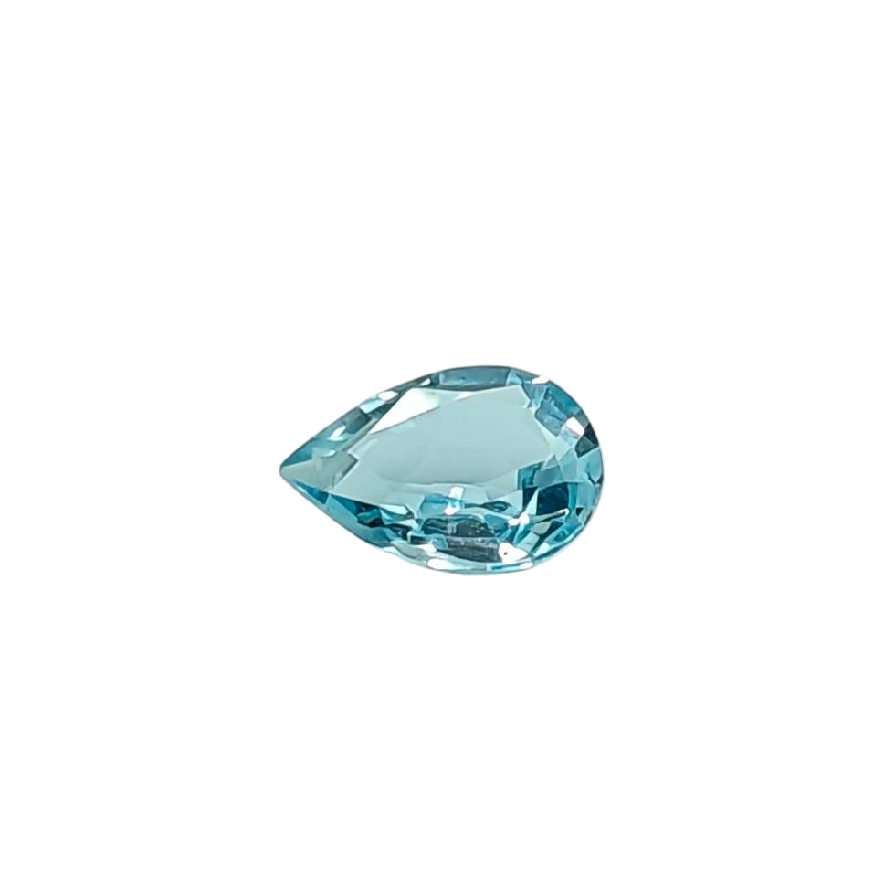 Aguamarina natural — 0,79 ct — Pera