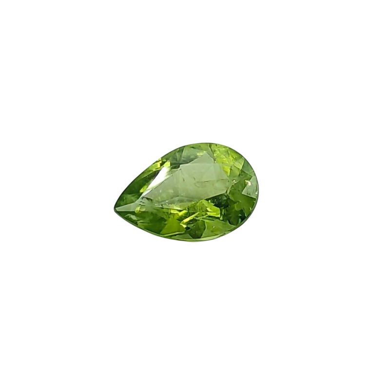 Péridot naturel — 1,62 ct — Poire