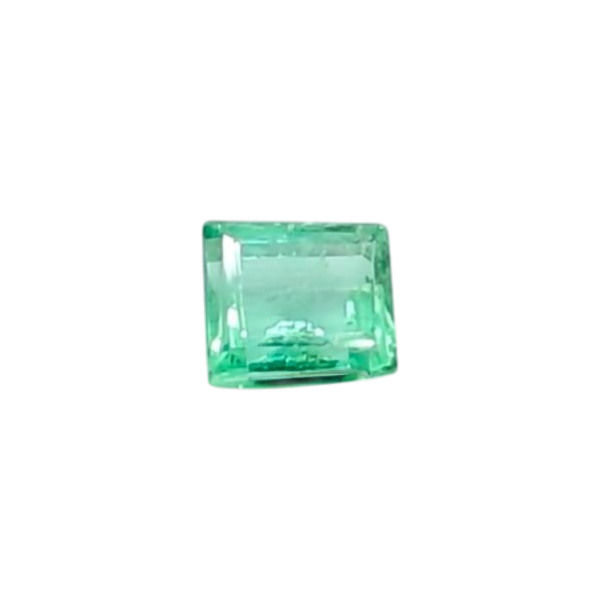 天然エメラルド — 0.59 ct — レクタンギュラー