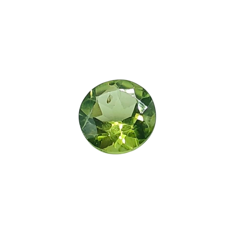 Péridot naturel — 1,06 ct — Rond
