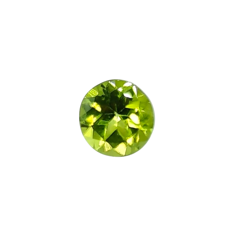 Natural Peridot — 0.95 ct — Round