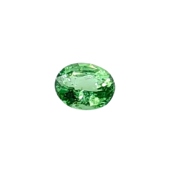 Natural Mint Green Tsavorite — 0.55 ct — Oval