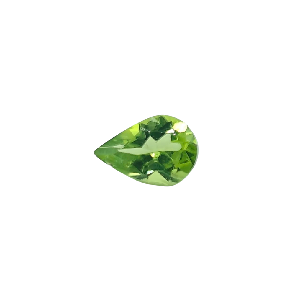 Péridot naturel — 1,31 ct — Poire