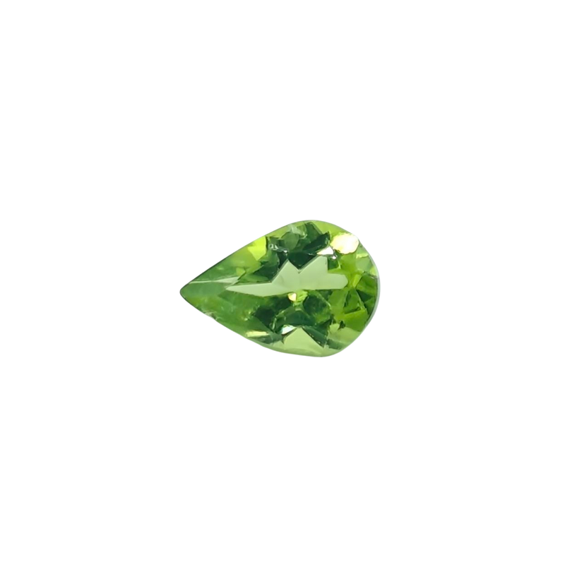 Péridot naturel — 1,31 ct — Poire