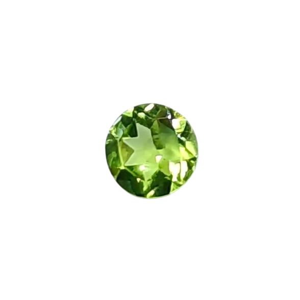 Natural Peridot — 0.90 ct — Round