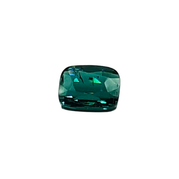 تورمالين Lagoon Color طبيعي — 2.37 قيراط — قصّة وسائدية