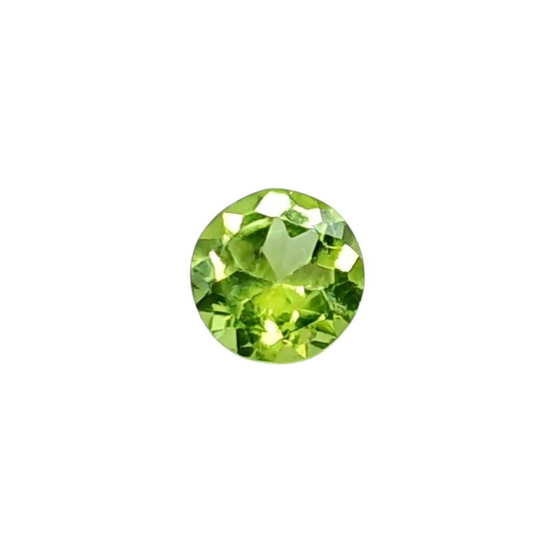 Natural Peridot — 0.96 ct — Round
