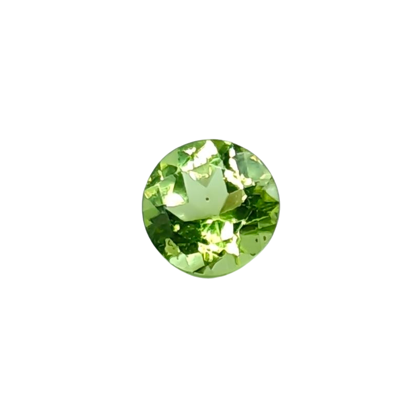 Natural Peridot — 0.93 ct — Round