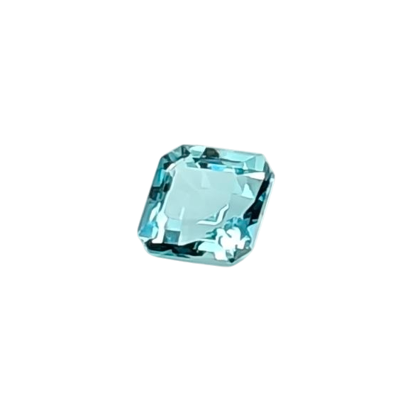Aguamarina natural — 0,79 ct — Octagonal
